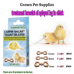 Chicken Chick Splayed Leg Treatment Bracelet Bird Bands 10 Leg Rings