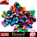 8mm Leg Aluminum Rings Bands for Racing Pigeons Foot Bird Chicks Quail