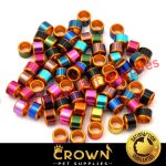 Rare 8mm Pigeons Leg Bands Colorful Mix of Colors For Dove Birds Chicks QuailRare 8mm Pigeons Leg Bands Colorful Mix of Colors For Dove Birds Chicks Quail