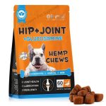 Hemp Hip and Joint Support Glucosamine Supplement for Dogs 60 Chews