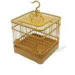 Bird Cage With Feeder And Waterer Small Pet Bird Full Set Of Plastic Parrot Cage