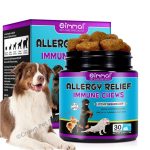Dog Allergy Itch Relief & Immune Chews for Dogs with Omega 3 Itchy Skin 30 Chews