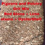 Grit Mix of Limestone, Oystershell, Red Stones Minerals Calcium Feed For Birds