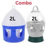 2L Automatic Pigeon Water Dispenser Drinker with Handle For Pigeons and Birds