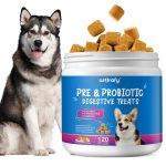 Probiotics for Dogs Digestive Enzymes for Good Health Itchy Skin 120 Chews