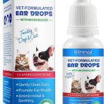Ear Drops for Dogs and Cats Yeast Infection, Itchy Ear Relief Cleaning Solution
