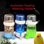Automatic Bird Water Dispenser Transparent Food Container For Cage Birds 240 mL