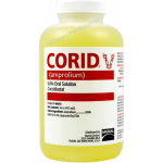 CORID (Amprolium) 9.6% Oral Solution for Coccidiosis in Birds